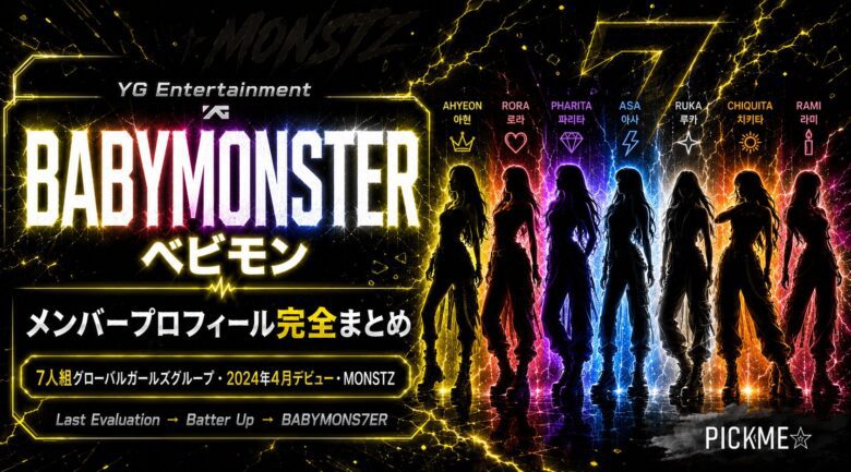 BABYMONSTERメンバープロフィール完全まとめ|YG所属7人組グループ