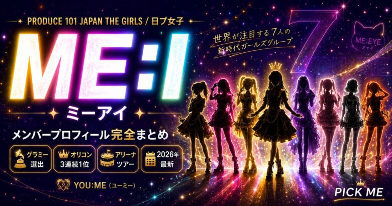 ME:I（ミーアイ）メンバープロフィール完全まとめ｜日プ女子発7人組