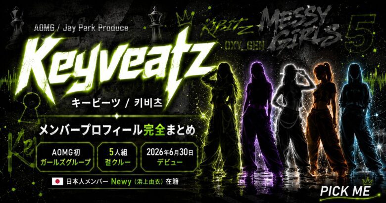 Keyveatzメンバーまとめ|AOMG初ガールグループ完全ガイド