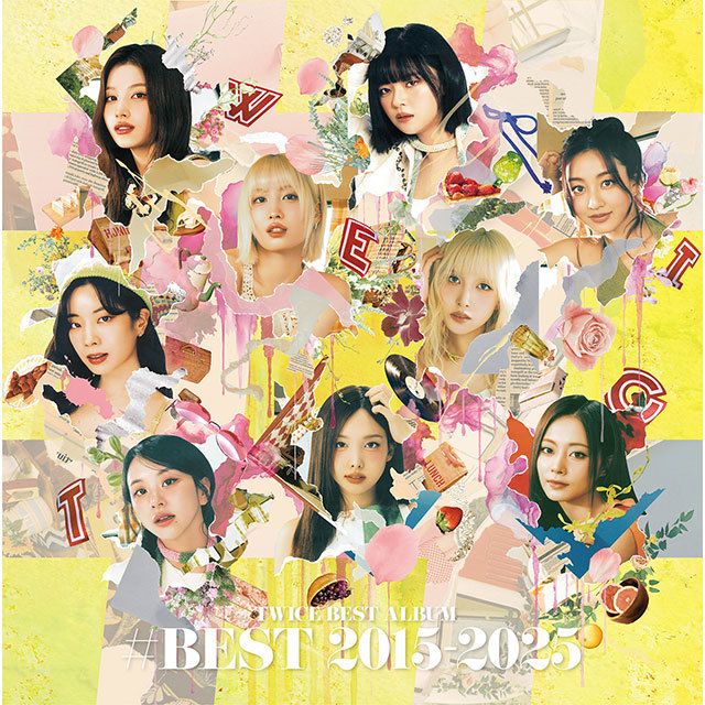 TWICE #BEST 2015-2025 初回限定盤ジャケット